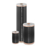 Infrared heating film sets Black Silver PTC 160W/m², film width 100cm