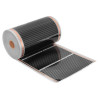 Infrared heating film sets Black Silver PTC 160W/m², film width 50cm