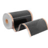 Infrared heating film sets Black Silver PTC 160W/m², film width 50cm